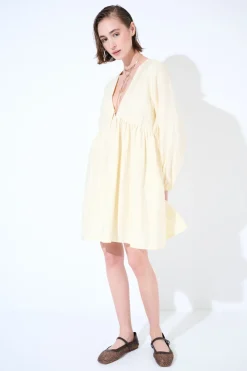 Best KIKISIX ABITO BABYLON MANICA ELASTICO GIALLO