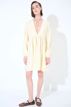 Best KIKISIX ABITO BABYLON MANICA ELASTICO GIALLO