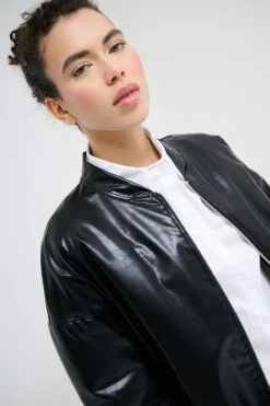 Discount KIKISIX BOMBER IMBOTTITO NERO