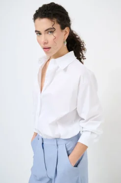 Clearance KIKISIX CAMICIA MODELLO MASCHILE BIANCO