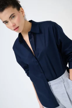 Clearance KIKISIX CAMICIA MODELLO MASCHILE BLU