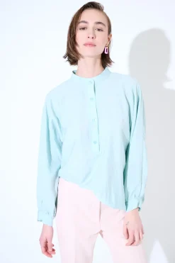 Best KIKISIX CAMICIA OVER COLLO COREANA MENTA