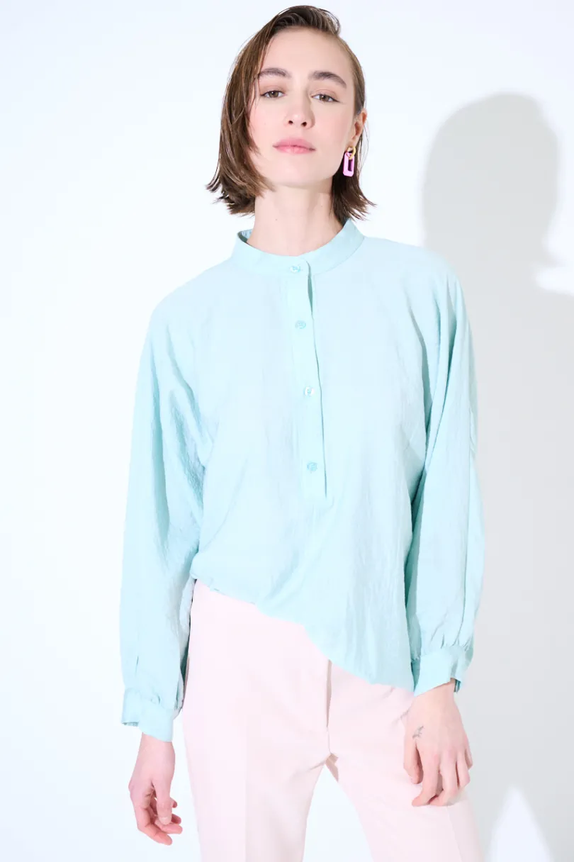 Best KIKISIX CAMICIA OVER COLLO COREANA MENTA