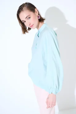 Best KIKISIX CAMICIA OVER COLLO COREANA MENTA