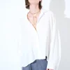 Best KIKISIX CAMICIA OVER MANTELLA BIANCO