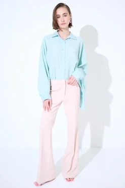 Clearance KIKISIX CAMICIA OVER MANTELLA MENTA