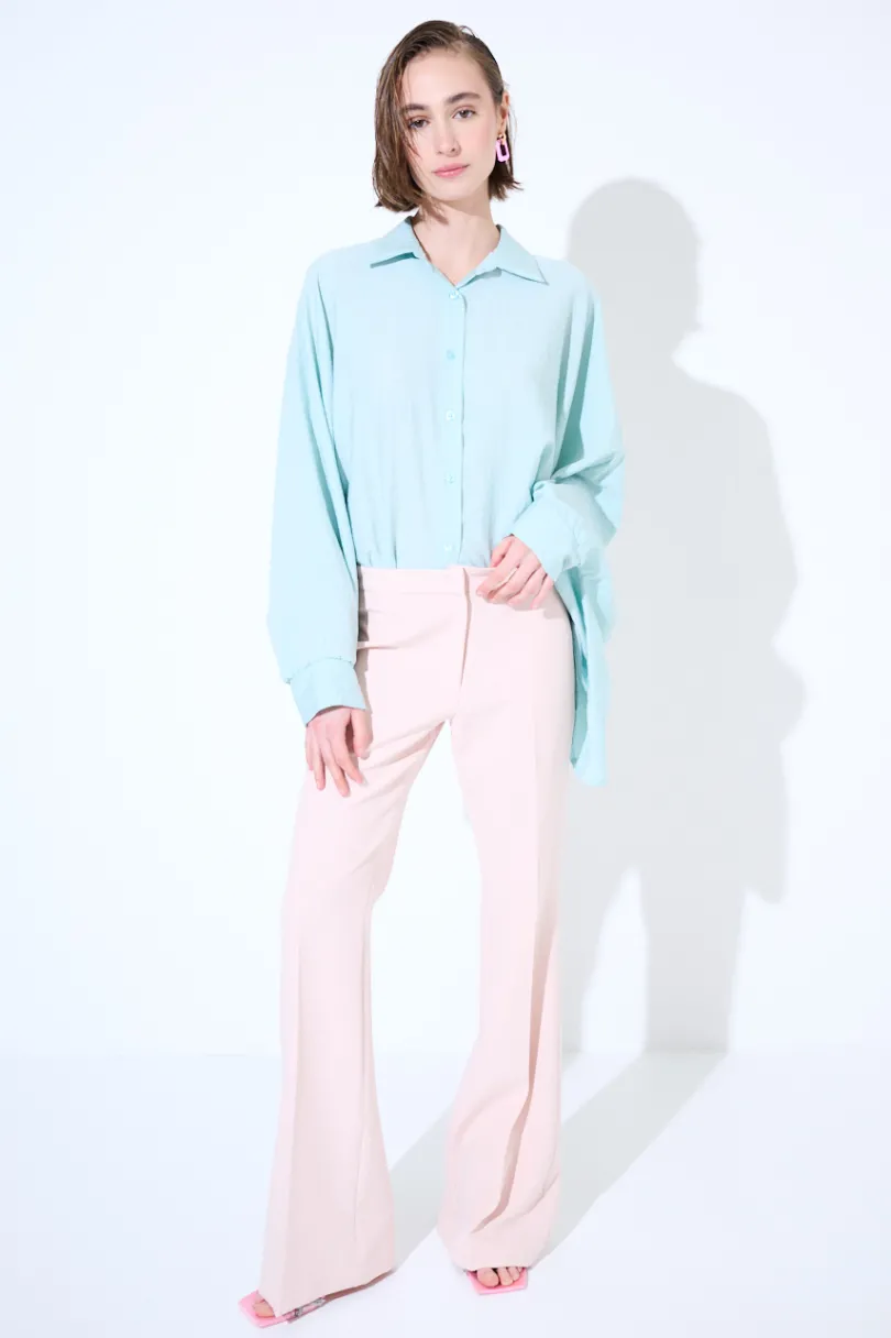 Clearance KIKISIX CAMICIA OVER MANTELLA MENTA