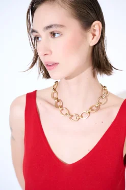 Best KIKISIX CANOTTA MAGLIA SPALLINI SOTTILI ROSSO