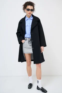 Fashion KIKISIX CAPPOTTINO CLASSICO 3 BOTTONI NERO