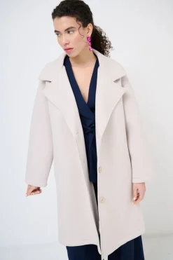 Best KIKISIX CAPPOTTINO CLASSICO 3 BOTTONI BEIGE