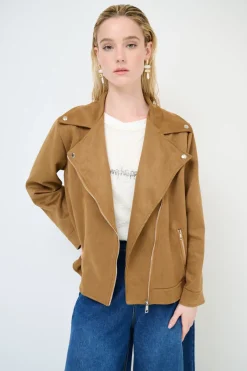 Fashion KIKISIX CHIODO OVER DAINETTO TABACCO