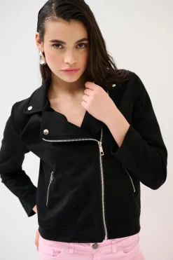 Online KIKISIX CHIODO SLIM DAINETTO NERO