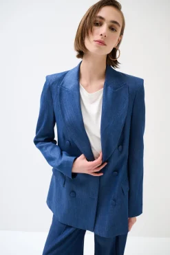 Sale KIKISIX GIACC D.P 6 BOTTONI C/PATTINE IN DENIM JEANS