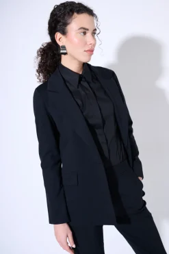 Online KIKISIX GIACCA BASIC 1 BOTTONE NERO