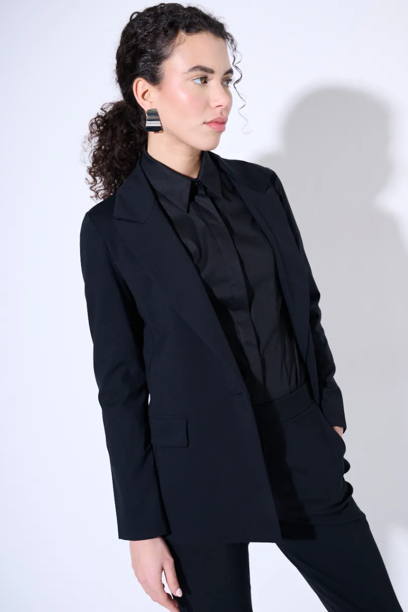 Online KIKISIX GIACCA BASIC 1 BOTTONE NERO