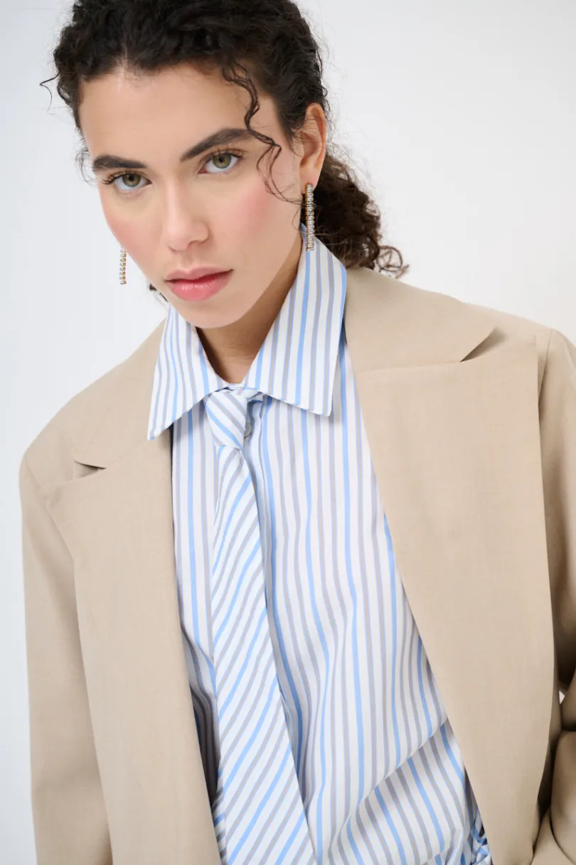 Sale KIKISIX GIACCA OVER BOTTONI BEIGE