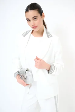 Fashion KIKISIX GIACCA OVER CON POLSINO MANICA PANNA