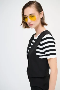 Online KIKISIX GILET BIELASTICO NERO