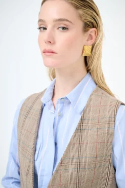 Sale KIKISIX GILET OVER GALLES CON PACHT MORO