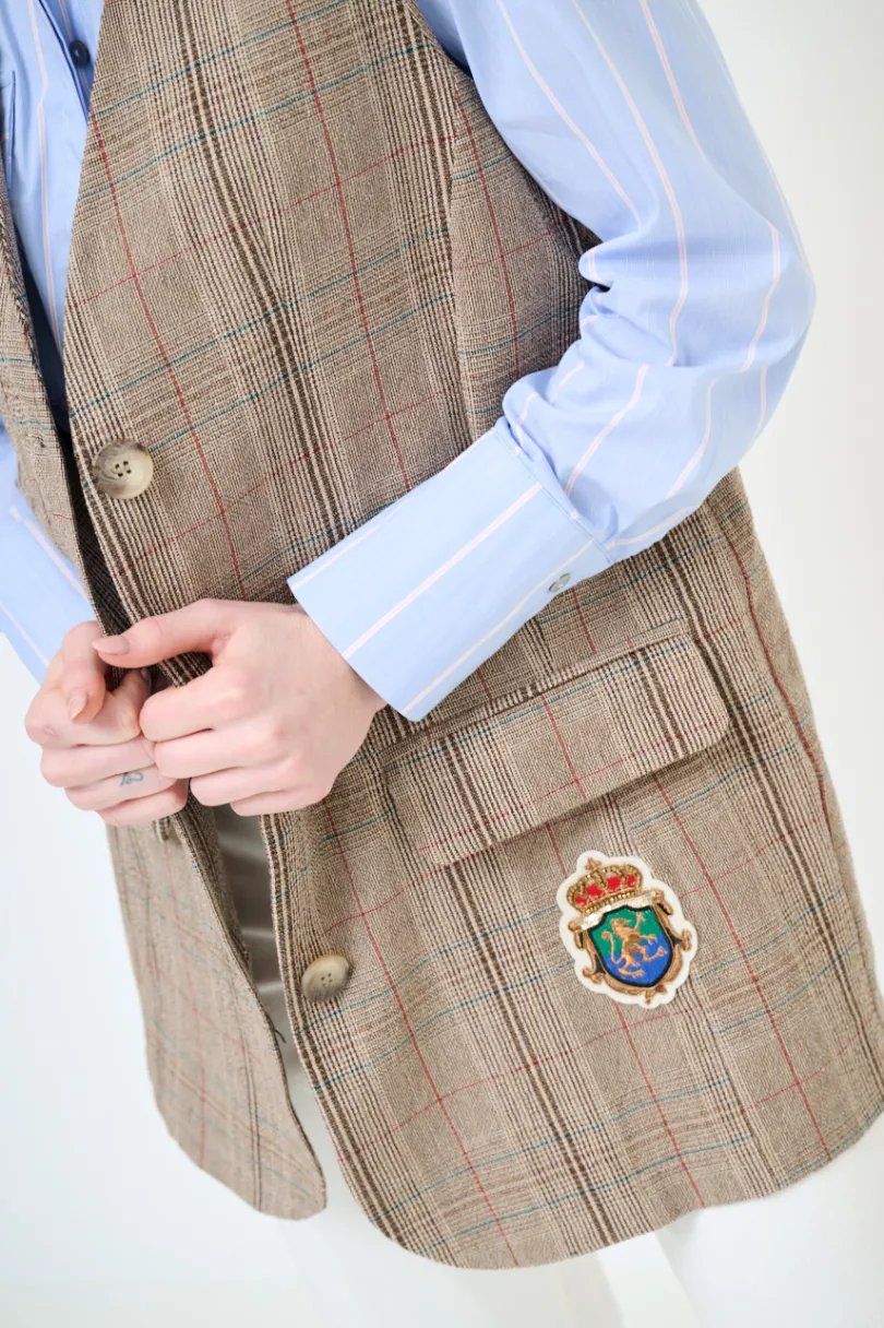 Sale KIKISIX GILET OVER GALLES CON PACHT MORO