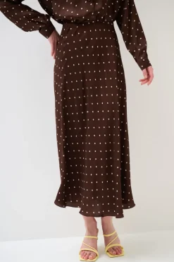 Clearance KIKISIX GONNA RASO POIS MORO/BURRO