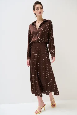 Clearance KIKISIX GONNA RASO POIS MORO/BURRO