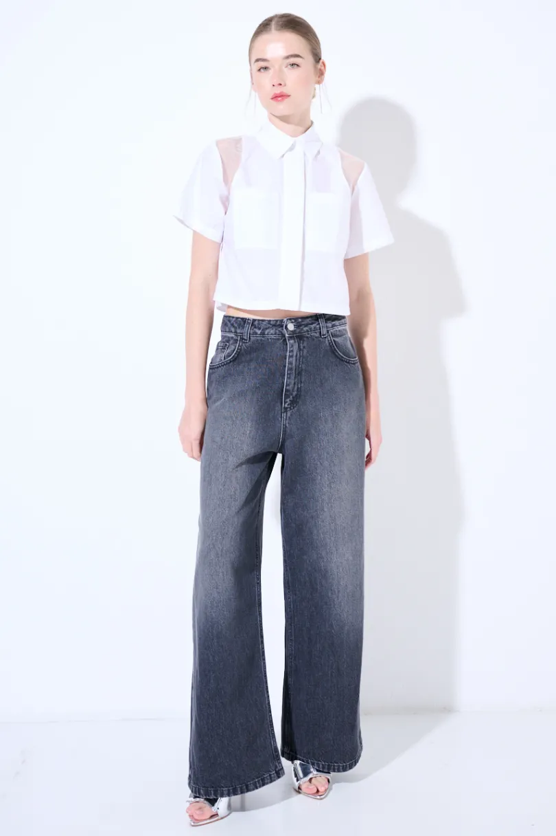 Outlet KIKISIX JEANS DRITTO 5 TASCHE JEANS