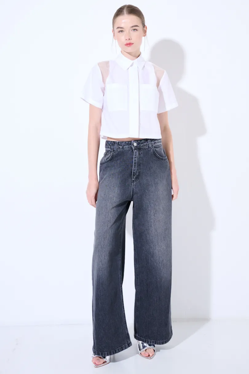 Outlet KIKISIX JEANS DRITTO 5 TASCHE JEANS