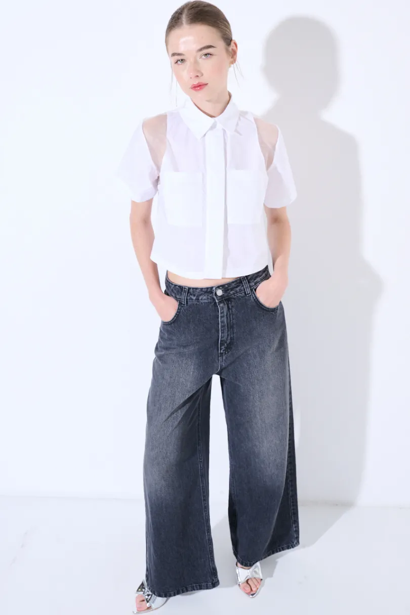 Outlet KIKISIX JEANS DRITTO 5 TASCHE JEANS