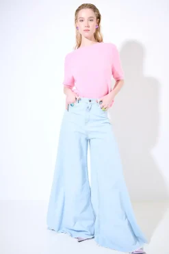 Clearance KIKISIX JEANS PALAZZO BLU CHIARO