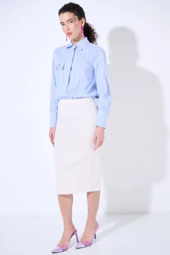 Clearance KIKISIX LONGUETTE P.MILANO CON SPACCO DT BURRO