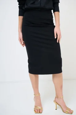 Outlet KIKISIX LONGUETTE P.MILANO CON SPACCO DT NERO