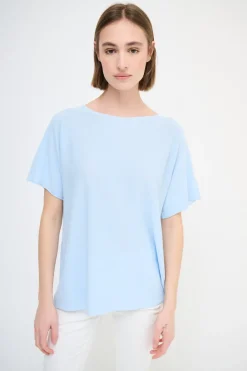 Outlet KIKISIX MAGLIA OVER MANICA CORTA ACQUA