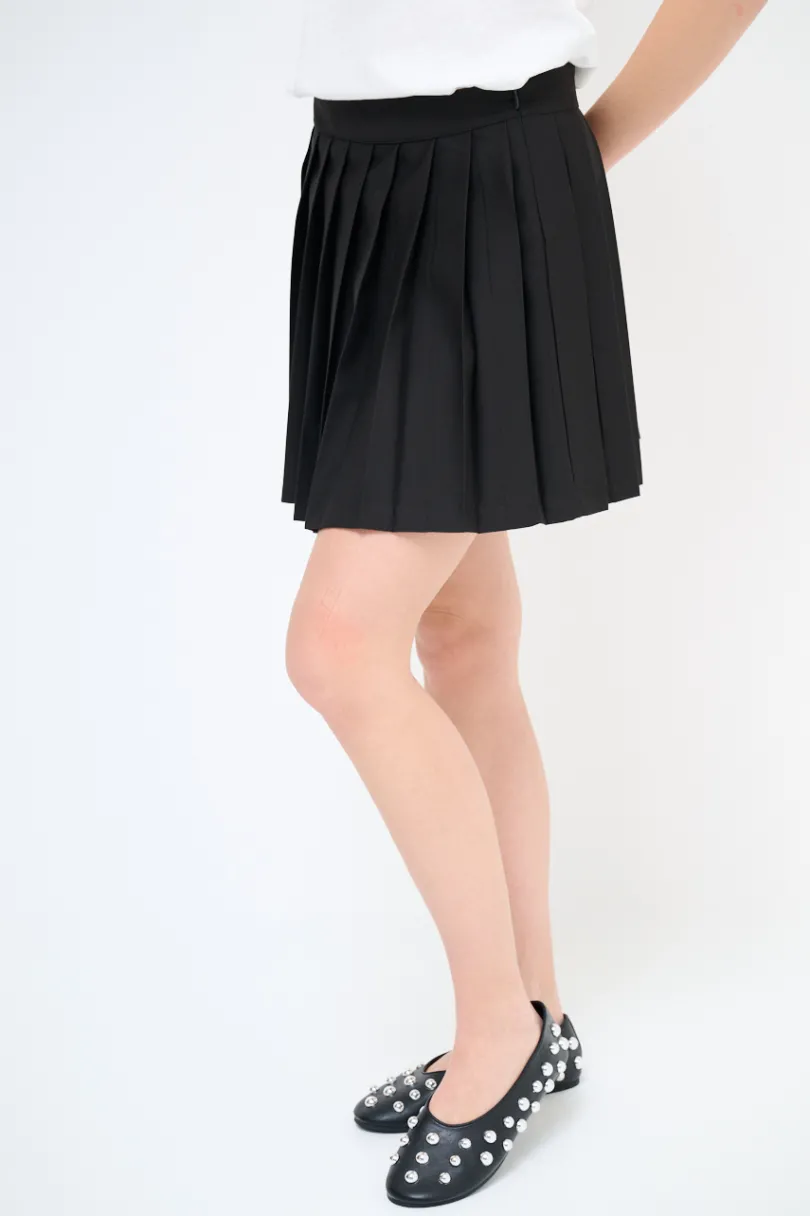 Clearance KIKISIX MINIGONNA A PIEGHE NERO