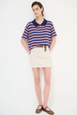 Fashion KIKISIX MINIGONNA CON TASCA E CINTURA NATURALE