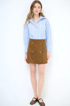 Fashion KIKISIX MINIGONNA DAINETTO CAPPUCINO