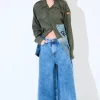 Online KIKISIX PANTAGONNA MARMORIZZATO JEANS