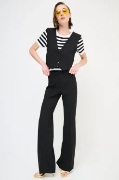 Discount KIKISIX PANTALONE BIELASTICO NERO