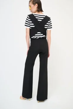 Discount KIKISIX PANTALONE BIELASTICO NERO