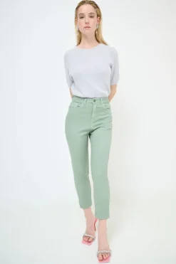 Clearance KIKISIX PANTALONE CINQUE TASCHE SALVIA