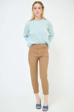 Online KIKISIX PANTALONE CINQUE TASCHE TABACCO