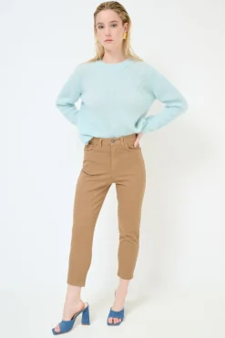 Online KIKISIX PANTALONE CINQUE TASCHE TABACCO