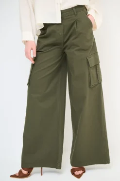 Hot KIKISIX PANTALONE LARGO CON TASCHE MUSCHIO
