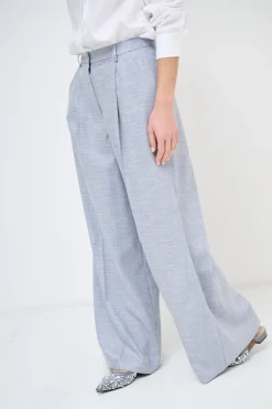 Hot KIKISIX PANTALONE LUREX FIAMMATO BLU