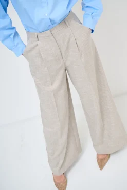 Online KIKISIX PANTALONE LUREX FIAMMATO BEIGE