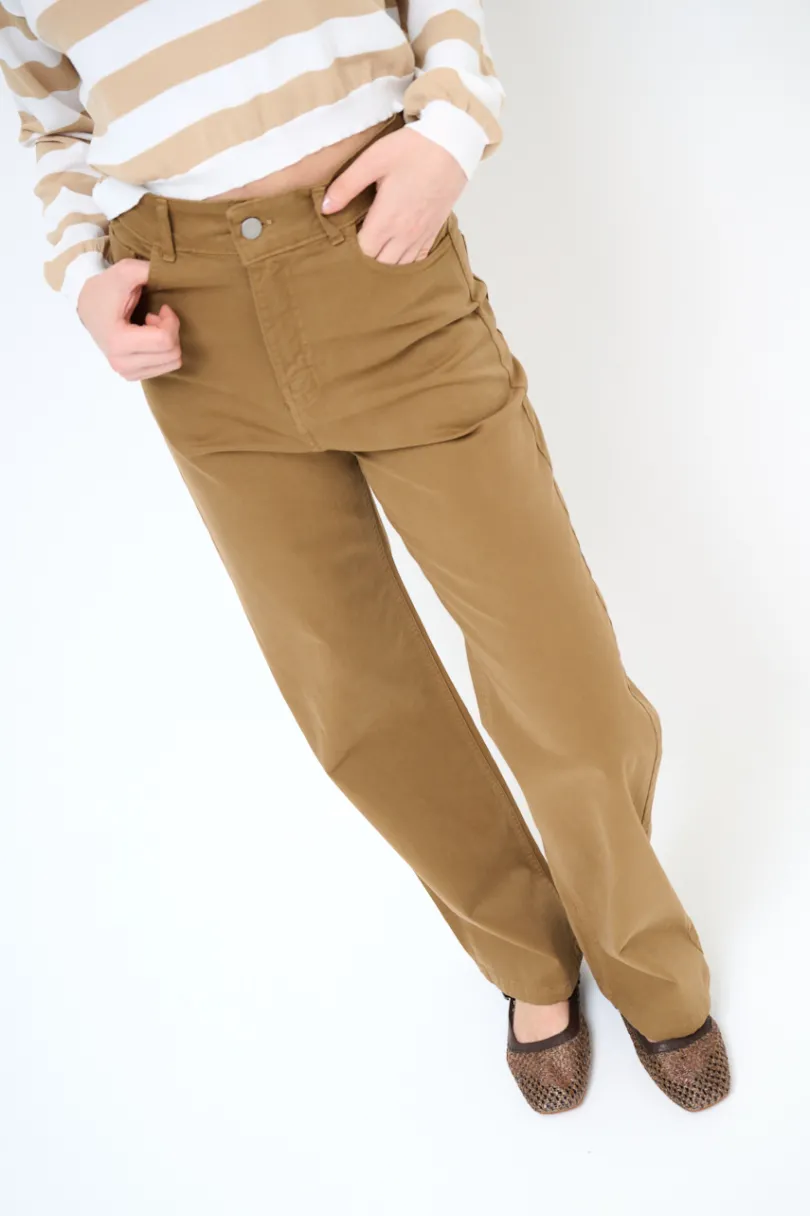 New KIKISIX PANTALONE PALAZZO BEIGE