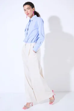 Best KIKISIX PANTALONE SPIGATO CON PINCE PANNA