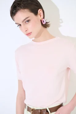 Online KIKISIX PARICOLLO MEZZA MANICA ROSA