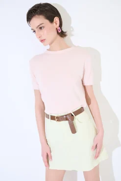 Online KIKISIX PARICOLLO MEZZA MANICA ROSA