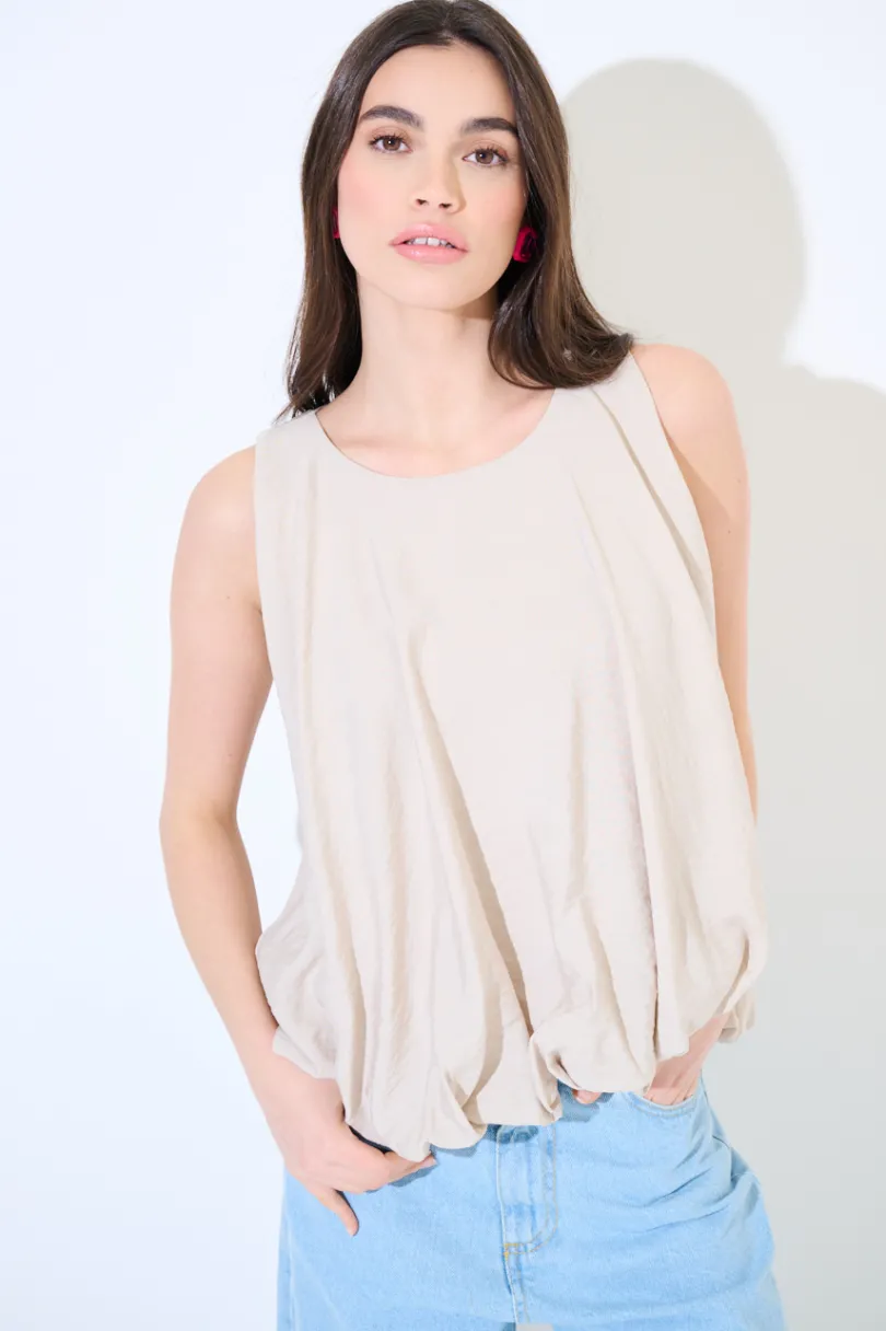 Online KIKISIX TOP BALLOON CON BOTTONE DT SAFARI